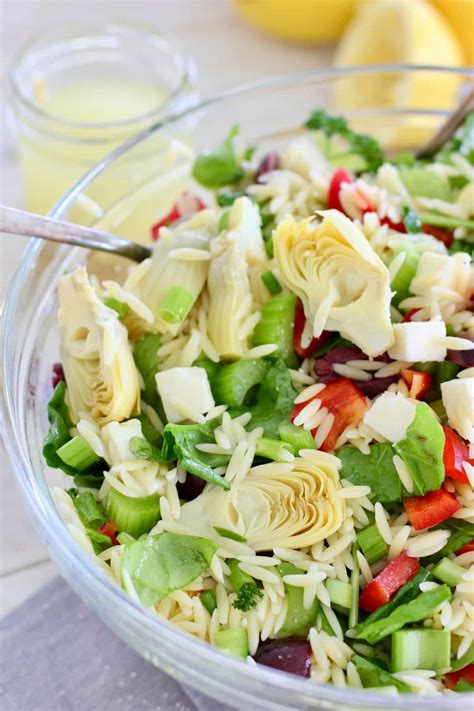 Greek Orzo Salad - Laughing Spatula