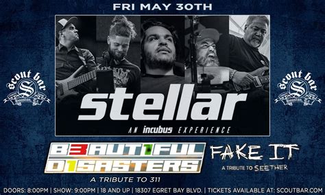 STELLAR: an Incubus Experience + Beautiful Disasters- 311 tribute ...