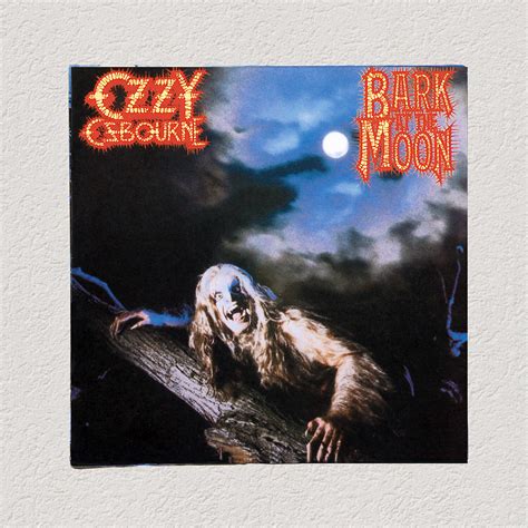 Ozzy Osbourne // Bark at the Moon // HD Metal Album Cover Print - Heavy ...