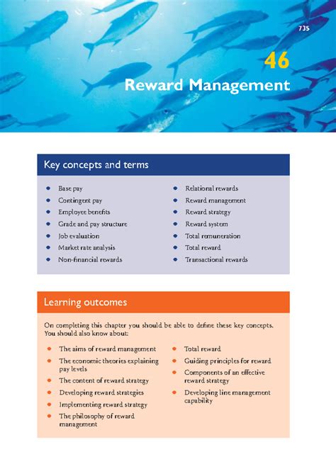 46 - Reward Management Notes: Key Concepts and Learning Outcomes - Studocu