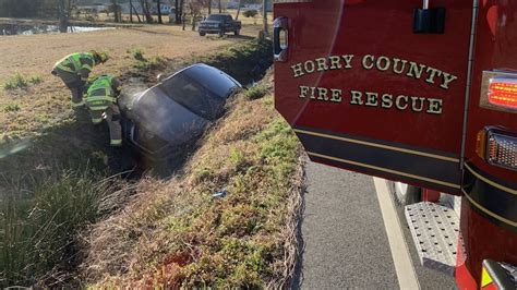 Single-vehicle crash in Aynor sends one to hospital