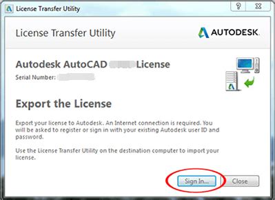 Image result for AutoCAD Transfer License Utility