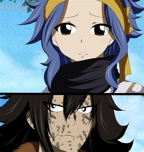 Gajeel and Levy Fairy Tail Manga 486 by RogueFull on DeviantArt