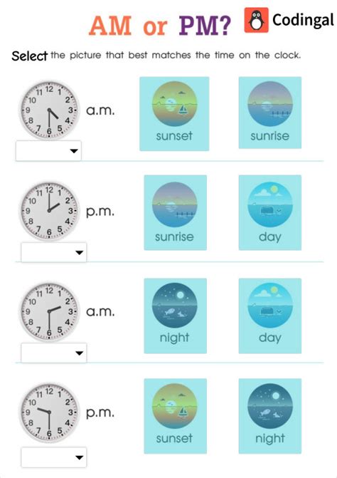Time Worksheet 的图像结果