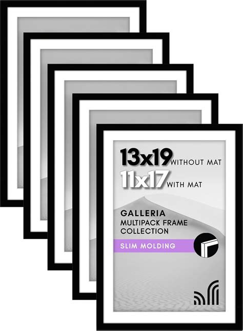 Americanflat - Marco de fotos de 13 x 19 pulgadas con plexiglás pulido ...