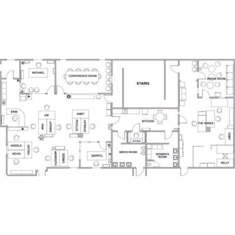 Basic Office Floor Plan 的图像结果