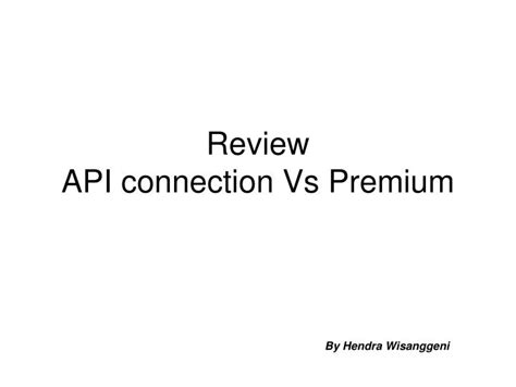 Image result for Premium API Connection