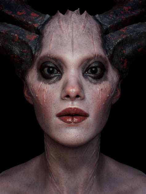 ArtStation - Succubus - Realistic Skin Texturing
