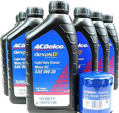 Amazon.com: GM ACDelco 109326 0W-20 dexos1 Gen 3 Full Synthetic Motor ...