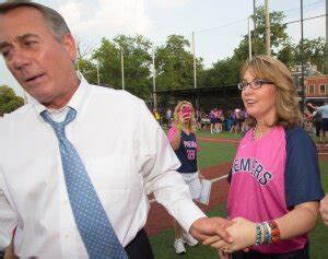 John Boehner Smooches Gabby Giffords, Then Cries