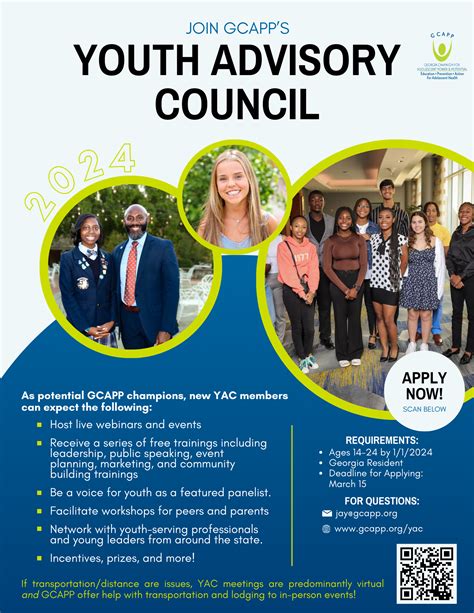 Join our Youth Advisory Council (YAC)! - GCAPP