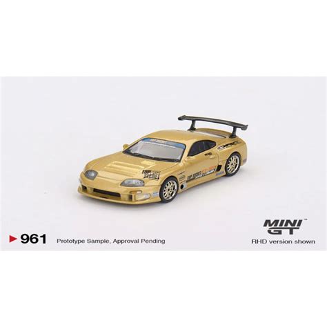 Mini GT #961: Toyota Supra (A80) Top Secret GT-300 Top Secret Gold ...