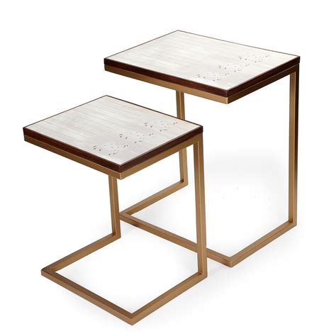 White Nandi - C Stack Table Set | Perfect for Any Room – Artychoke
