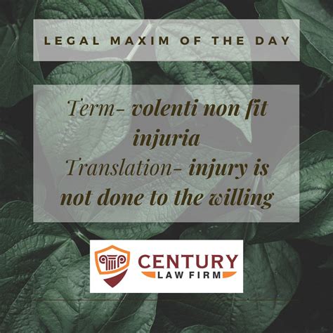 Volenti Non Fit Injuria - Legal Maxim Meaning and Explanation