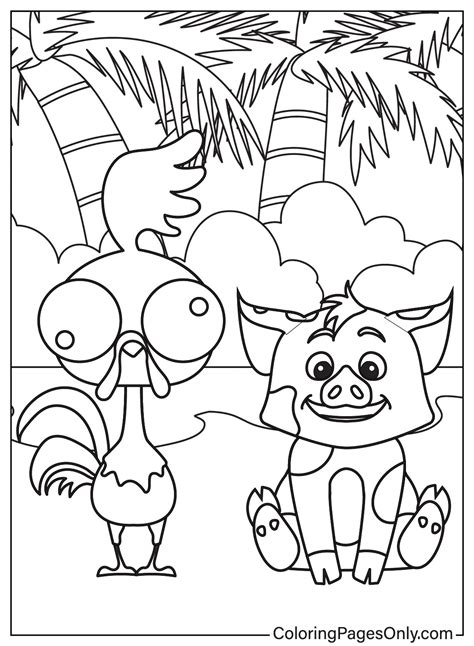 Moana 2 Coloring Pages 18 Printable for Free Download