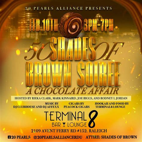 50 Shades of Brown Soiree, Terminal 8 - Bar & Lounge, Raleigh, 10 ...