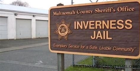 Multnomah County Inverness Jail Inmates, Portland, OR, Offender Search