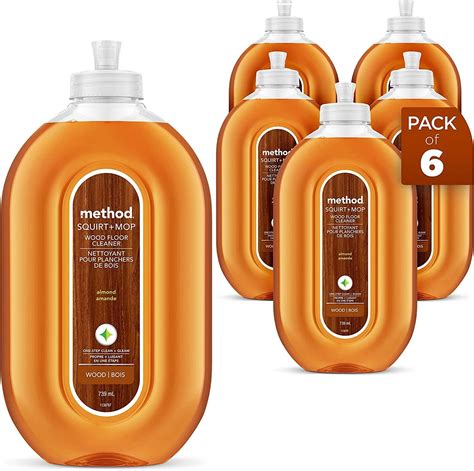 Method Hardwood Floor Cleaner, Easy Squirt + Mop Design Covers Floor in ...