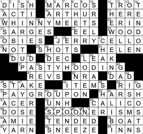 Download Seinfeld's Stringed Instrument Crossword Clue - May 24 2018 ...