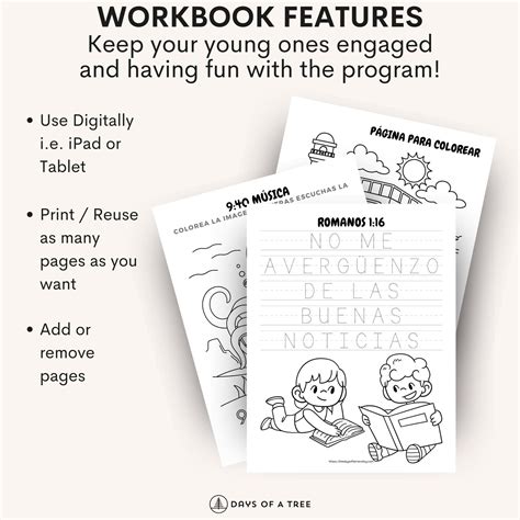 JW Kids Spanish Assembly Workbook 2-6 Yr Digital Not Ashamed of the ...