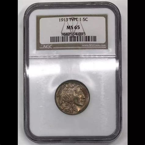 1913 Buffalo Nickel NGC MS-65 TYPE 1 - Old Pueblo Coin