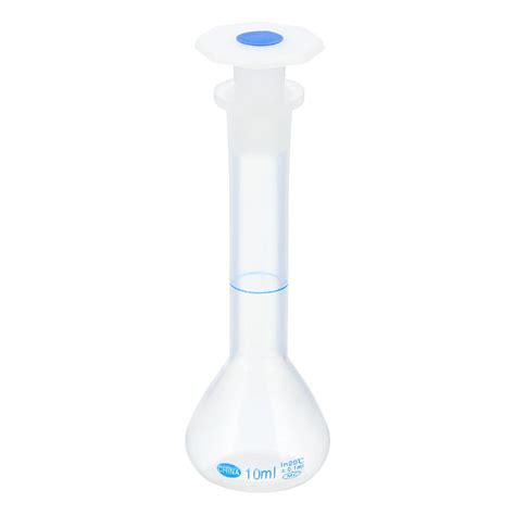 PATIKIL 10ml Volumetric Flask, Polypropylene Graduated Volumetric ...