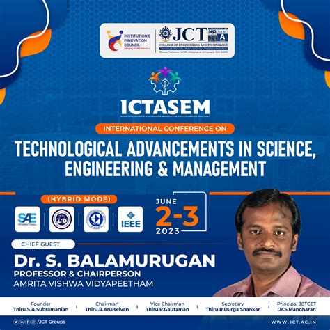 International Conference on “Technological Advancements in Science ...
