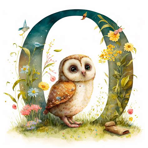 El búho y la letra O Explorando la naturaleza y aprendiendo el alfabeto ...