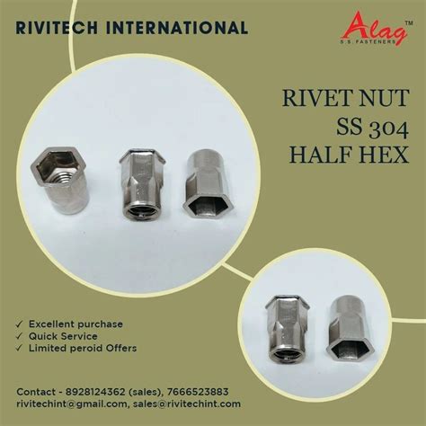 Rivet Nuts - Rivet nut ms round body Manufacturer from Mumbai