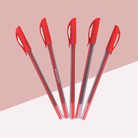 Use & Throw Ball Pen – Red ( Pack of 5 ) – Fetch N Buy