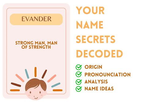 Evander - Boy Name Meaning and Pronunciation