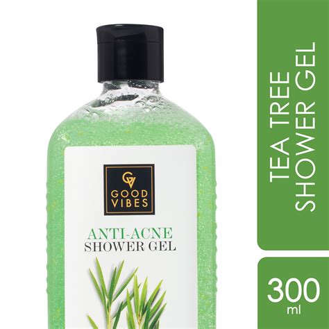 Tea Tree Anti-Acne Shower Gel, With Rosemary Leaf Oil – Good Vibes