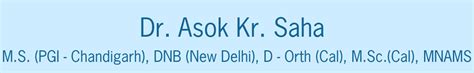 Dr. Asok Kr. Saha