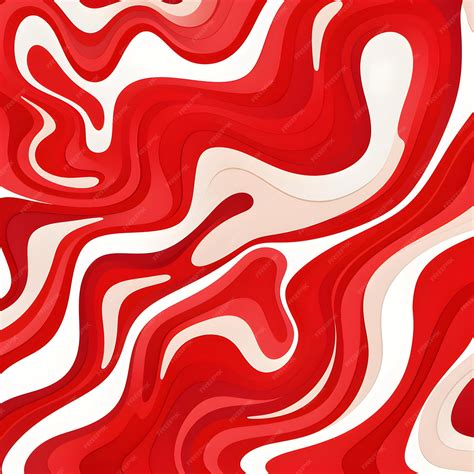Premium Photo | Red and white abstract pattern