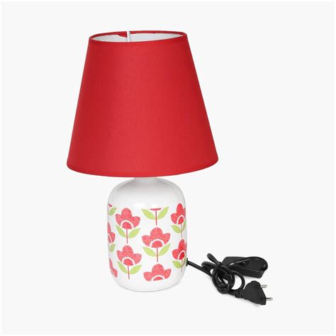 Buy Ceramic Printed Table Lamp from Home Centre at just INR 699.0