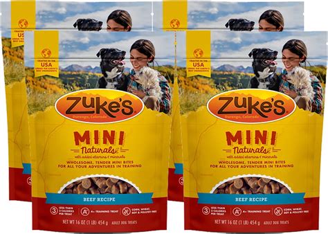 Amazon.com : Zuke’s Mini Naturals Soft And Chewy Dog Treats For ...
