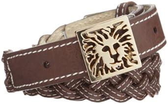 Buy Ak Anne Klein Womens 1 Inches Braid With Lion Buckle,brown,medium ...