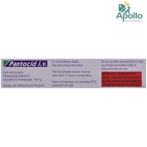 Pantocid Injection 10 ml Price, Uses, Side Effects, Composition ...