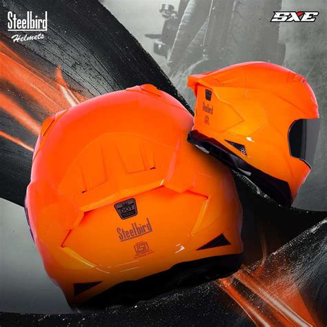 Steelbird SBH 61 Sxe Tpe ISI and Dot Certified Full Face Motorbike ...