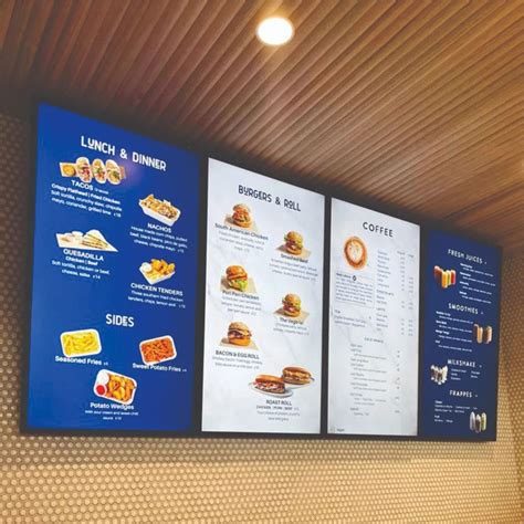 Restaurant Menu Sign 的图像结果