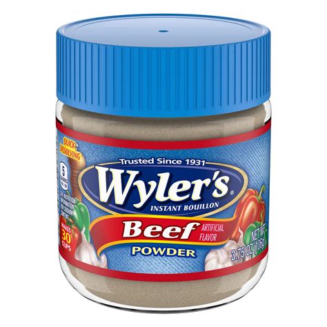Wyler's Instant Bouillon Beef Flavor Powder - Shop Broth & Bouillon at ...