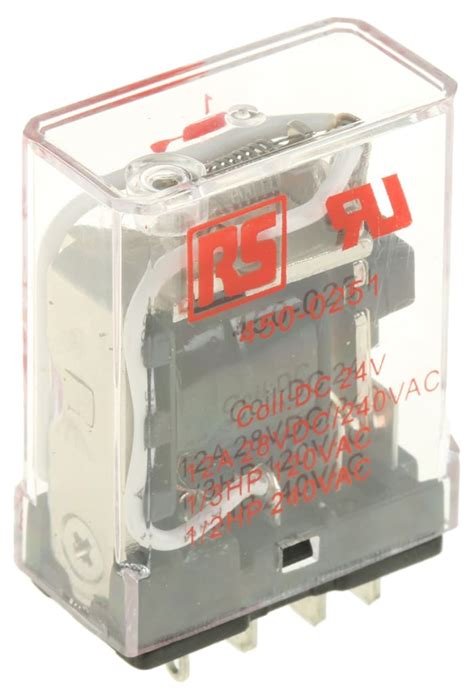 RS PRO | RS PRO PCB Mount Power Relay, 24V dc Coil, 15A Switching ...