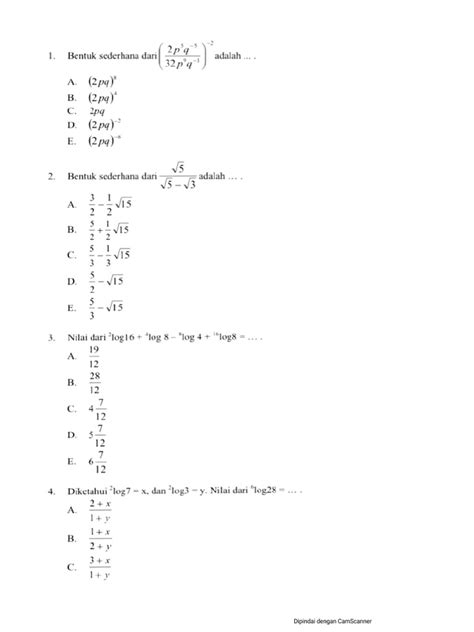 Tingkatkan Kemampuan Matematika dengan Contoh Soal MTK Lengkap!