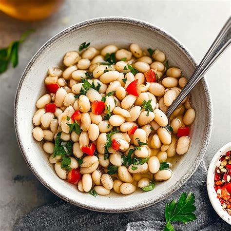 Marinated White Beans