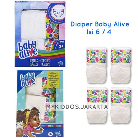 Baby Alive Diapers Dolls - Diapers B / Fill 4 Or 6 pcs (Original ...
