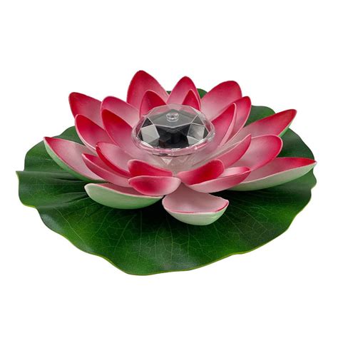 BNEUIQ Buy Solar Power Floating Lotus Fish Tank Light at Ubuy India