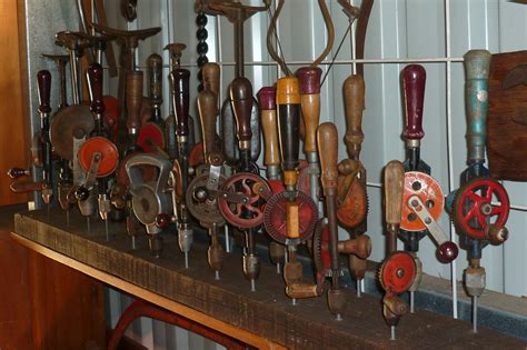 Antique Tools Brace And Bits