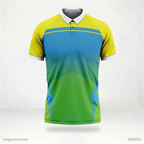 Cricket Jersey Design Blue Gradient - imgecart