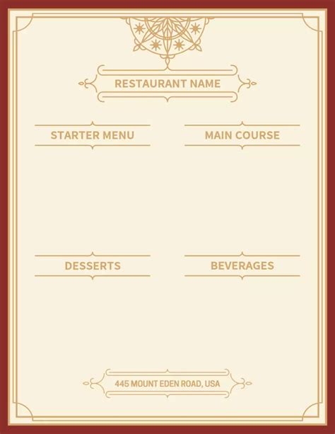 Empty Menu 的图像结果