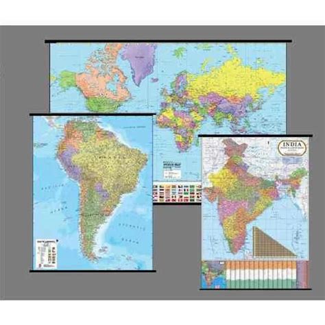 Polyart World Maps - World Polyart Plastic Rollers Maps Trader ...